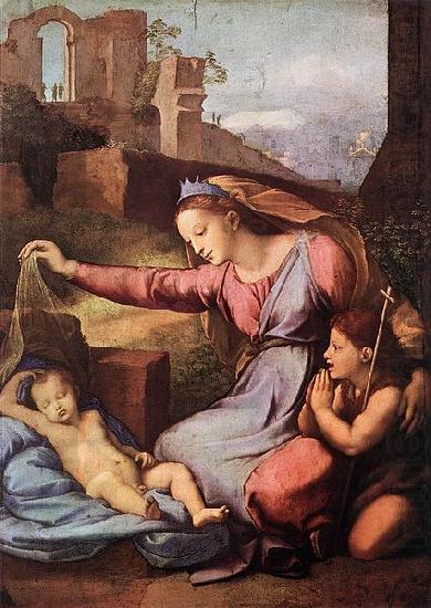 RAFFAELLO Sanzio Madonna with the Blue Diadem china oil painting image